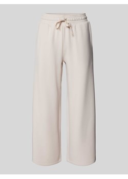 Spodnie dresowe z szeroką nogawką i elastycznym pasem ze sklepu Peek&Cloppenburg  w kategorii Spodnie damskie - zdjęcie 173857337