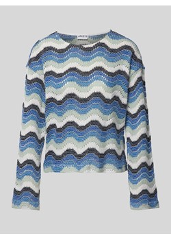 Sweter z dzianiny z ażurowym wzorem ze sklepu Peek&Cloppenburg  w kategorii Swetry damskie - zdjęcie 173857377