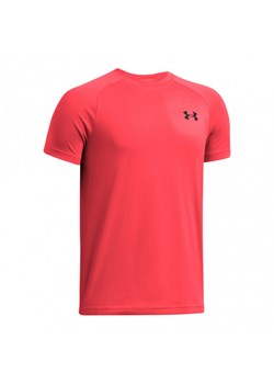 Chłopięca koszulka treningowa Under Armour UA Tech 2.0 SS - czerwona ze sklepu Sportstylestory.com w kategorii T-shirty chłopięce - zdjęcie 173859419