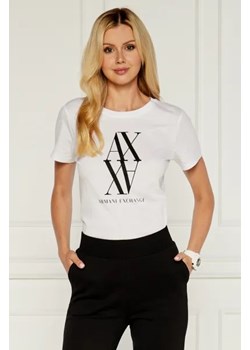 Armani Exchange T-shirt | Regular Fit ze sklepu Gomez Fashion Store w kategorii Bluzki damskie - zdjęcie 173860696