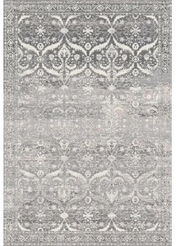 Jasnoszary dywan w przecierany orientalny wzór - Izos 8X ze sklepu Edinos.pl w kategorii Dywany - zdjęcie 173862765