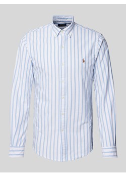 Koszula casualowa o kroju slim fit z kołnierzykiem typu button down ze sklepu Peek&Cloppenburg  w kategorii Koszule męskie - zdjęcie 173863139