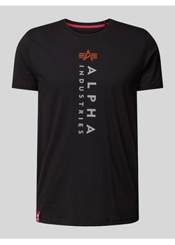 T-shirt z nadrukiem z logo ze sklepu Peek&Cloppenburg  w kategorii T-shirty męskie - zdjęcie 173863249