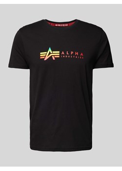T-shirt z nadrukiem z logo ze sklepu Peek&Cloppenburg  w kategorii T-shirty męskie - zdjęcie 173863296