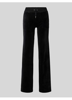 Spodnie typu track pants o kroju regular fit z nakładanymi kieszeniami ze sklepu Peek&Cloppenburg  w kategorii Spodnie damskie - zdjęcie 173863345