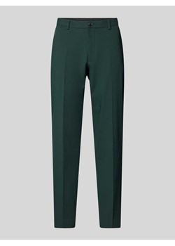 Spodnie do garnituru o kroju tapered fit w kant model ‘Pure Flex’ ze sklepu Peek&Cloppenburg  w kategorii Spodnie męskie - zdjęcie 173863418