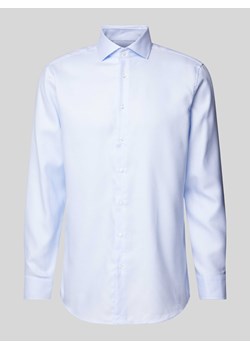 Koszula biznesowa o kroju regular fit z fakturowanym wzorem ze sklepu Peek&Cloppenburg  w kategorii Koszule męskie - zdjęcie 173863435