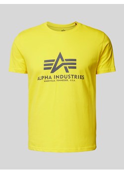 T-shirt z nadrukiem z logo ze sklepu Peek&Cloppenburg  w kategorii T-shirty męskie - zdjęcie 173863459