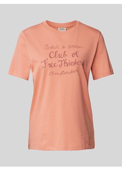 T-shirt z nadrukiem z napisem i logo ze sklepu Peek&Cloppenburg  w kategorii Bluzki damskie - zdjęcie 173863517