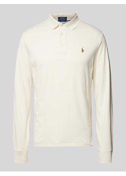 Koszulka polo z wyhaftowanym logo ze sklepu Peek&Cloppenburg  w kategorii T-shirty męskie - zdjęcie 173863577