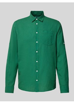 Koszula casualowa o kroju slim fit z kołnierzykiem typu kent ze sklepu Peek&Cloppenburg  w kategorii Koszule męskie - zdjęcie 173863609