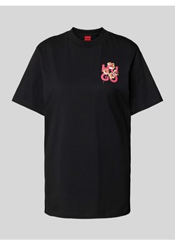 T-shirt z nadrukiem z logo ze sklepu Peek&Cloppenburg  w kategorii Bluzki damskie - zdjęcie 173863796