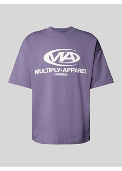 T-shirt o kroju oversized z nadrukiem z logo ze sklepu Peek&Cloppenburg  w kategorii T-shirty męskie - zdjęcie 173863836