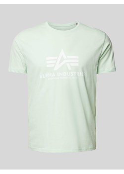 T-shirt z nadrukiem z logo ze sklepu Peek&Cloppenburg  w kategorii T-shirty męskie - zdjęcie 173863846