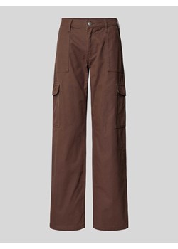 Spodnie cargo o kroju baggy fit ze szlufkami na pasek ze sklepu Peek&Cloppenburg  w kategorii Spodnie damskie - zdjęcie 173863875