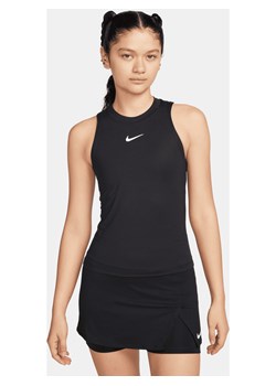 Damska koszulka tenisowa bez rękawów Dri-FIT NikeCourt Advantage - Czerń ze sklepu Nike poland w kategorii Bluzki damskie - zdjęcie 173864387