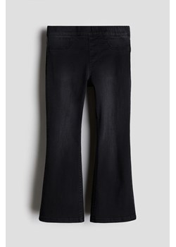 H & M - Dżinsy Superstretch Flared Leg - Czarny ze sklepu H&M w kategorii Spodnie dziewczęce - zdjęcie 173864415