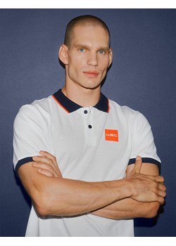 Polo DEXT P 244 Biały M ze sklepu Diverse w kategorii T-shirty męskie - zdjęcie 173865736