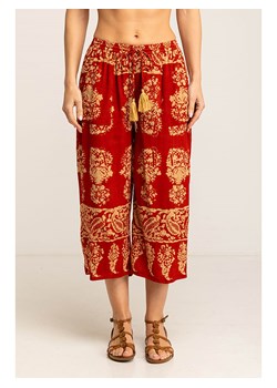 Peace &amp; Love Spodnie w kolorze czerwono-beżowym ze sklepu Limango Polska w kategorii Spodnie damskie - zdjęcie 173866295