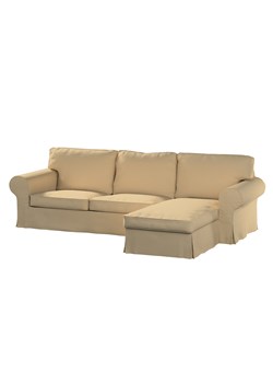 Pokrowiec na sofę Ektorp 2-osobową i leżankę ze sklepu dekoria.pl w kategorii Pokrowce na kanapy i fotele - zdjęcie 173867197