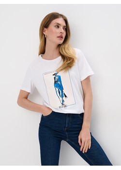 Mohito - Koszulka z printem - biały ze sklepu Mohito w kategorii Bluzki damskie - zdjęcie 173868918