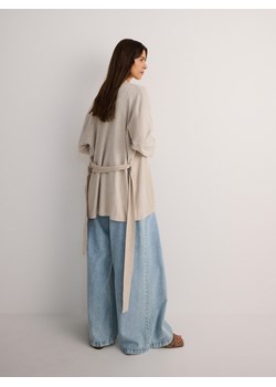 Reserved - Długi kardigan - beżowy ze sklepu Reserved w kategorii Swetry damskie - zdjęcie 173870035