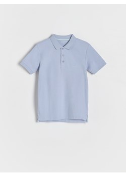 Reserved - Koszulka polo z haftem - jasnoniebieski ze sklepu Reserved w kategorii T-shirty chłopięce - zdjęcie 173870369