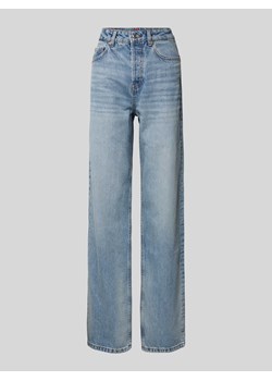 Jeansy z szerokimi nogawkami i 5 kieszeniami ze sklepu Peek&Cloppenburg  w kategorii Jeansy damskie - zdjęcie 173872359