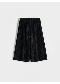 Reserved - Plisowane spodnie kuloty - czarny ze sklepu Reserved w kategorii Spodnie dziewczęce - zdjęcie 173873829