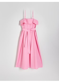 Reserved - Rozkloszowana sukienka - różowy ze sklepu Reserved w kategorii Sukienki - zdjęcie 173873869