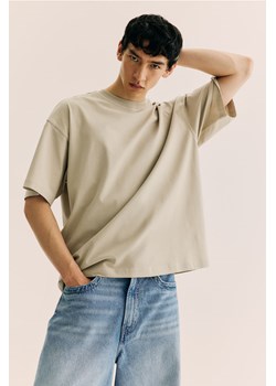 H & M - T-shirt Oversized Fit - Beżowy ze sklepu H&M w kategorii Bluzki damskie - zdjęcie 173874476