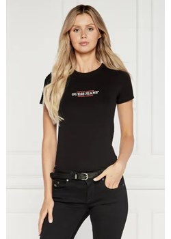 Guess Jeans T-shirt AMERICAN | Slim Fit ze sklepu Gomez Fashion Store w kategorii Bluzki damskie - zdjęcie 173874649