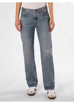 Levi's Dżinsy - 501 Kobiety Bawełna blue stone jednolity ze sklepu vangraaf w kategorii Jeansy damskie - zdjęcie 173875387