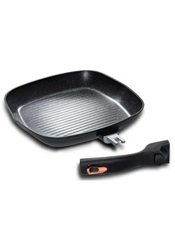 Grillowa patelnia z odpinaną rączką M3-R68 ze sklepu Edinos.pl w kategorii Naczynia - zdjęcie 173875779