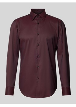 Koszula biznesowa o kroju slim fit z listwą guzikową model ‘Hank’ ze sklepu Peek&Cloppenburg  w kategorii Koszule męskie - zdjęcie 173878297
