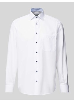 Koszula biznesowa o kroju comfort fit z kołnierzykiem typu kent ze sklepu Peek&Cloppenburg  w kategorii Koszule męskie - zdjęcie 173878357
