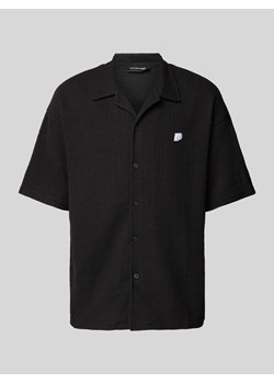 Koszula casualowa o kroju regular fit z fakturowanym wzorem model ‘LIBCO’ ze sklepu Peek&Cloppenburg  w kategorii Koszule męskie - zdjęcie 173878418