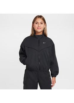 Lekka kurtka dziewczęca o kroju oversize Nike Sportswear - Czerń ze sklepu Nike poland w kategorii Kurtki damskie - zdjęcie 173878996