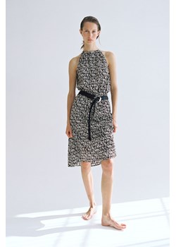 H & M - Bawełniana sukienka ze sznurkiem - Czarny ze sklepu H&M w kategorii Sukienki - zdjęcie 173879077