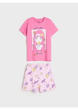Sinsay - Piżama dwuczęściowa - różowy ze sklepu Sinsay w kategorii Piżamy dziecięce - zdjęcie 173883908
