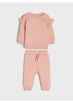 Sinsay - Komplet dzianinowy - różowy ze sklepu Sinsay w kategorii Odzież dla niemowląt - zdjęcie 173883919