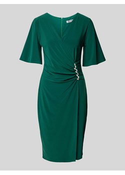 Sukienka koktajlowa o długości do kolan z obszyciem kamieniami stras ze sklepu Peek&Cloppenburg  w kategorii Sukienki - zdjęcie 173885808