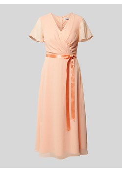 Sukienka koktajlowa z dekoltem w serek ze sklepu Peek&Cloppenburg  w kategorii Sukienki - zdjęcie 173885836
