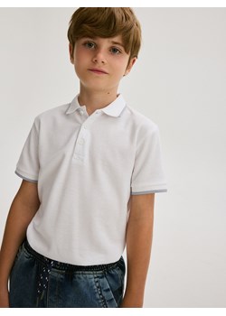 Reserved - Koszulka polo - biały ze sklepu Reserved w kategorii T-shirty chłopięce - zdjęcie 173886606