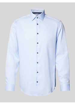 Koszula biznesowa o kroju regular fit z kołnierzykiem typu kent ze sklepu Peek&Cloppenburg  w kategorii Koszule męskie - zdjęcie 173887437