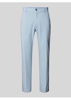 Spodnie do garnituru o kroju slim fit z kieszeniami z tyłu model ‘LIAM’ ze sklepu Peek&Cloppenburg  w kategorii Spodnie męskie - zdjęcie 173887598