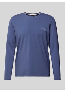 Bluzka z długim rękawem z wyhaftowanym logo ze sklepu Peek&Cloppenburg  w kategorii T-shirty męskie - zdjęcie 173887665