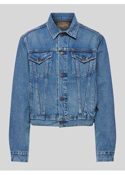 Kurtka jeansowa z kieszeniami z patką na piersi ze sklepu Peek&Cloppenburg  w kategorii Kurtki damskie - zdjęcie 173887736