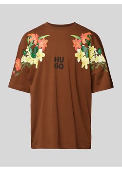 T-shirt o kroju oversized z nadrukiem z logo model ‘Diblostee’ ze sklepu Peek&Cloppenburg  w kategorii T-shirty męskie - zdjęcie 173887825