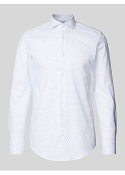 Koszula biznesowa o kroju slim fit z kołnierzykiem typu cutaway model ‘Hank’ ze sklepu Peek&Cloppenburg  w kategorii Koszule męskie - zdjęcie 173887829
